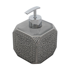 ESTIA FENG SHUI CERAMIC SOAP PUMP 460ml GREY