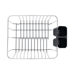 ESTIA ΚΑΛΑΘΙ ΝΕΡΟΧΥΤΗ ΜΕΤΑΛΛΙΚΟ 35x30x15cm ΜΕ ΜΑΥΡΗ ΒΑΣΗ ΣΙΛΙΚΟΝΗΣ