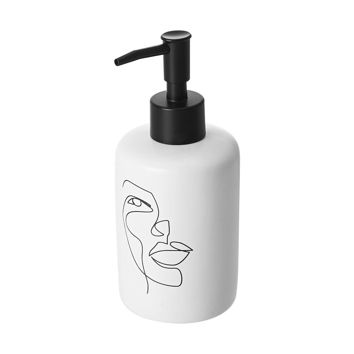 ESTIA SOAP PUMP LINE ART 320ml WHITE