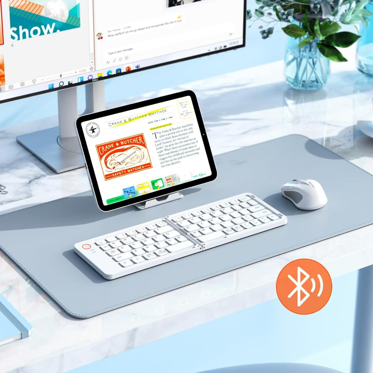 Meetion Office Set BTC001 Bluetooth White
