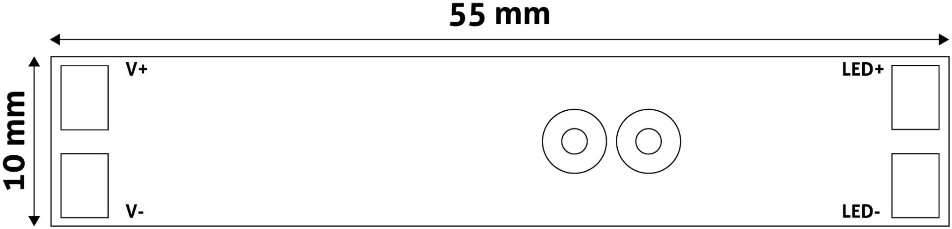 Avide Μίνι Ελεγκτής για LED Ταινία 12V 96W με Αισθητήρα Υπερύθρων και Προφίλ Αλουμινίου