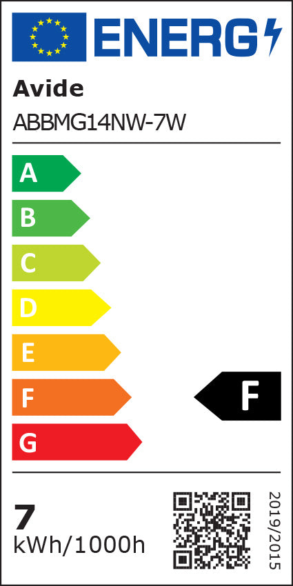 Avide Λάμπα LED Σφαιρική 7W E14  Λευκό 4000K Value