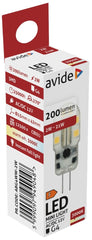 Avide LED Bulb 2W G4 160° Warm 3000K