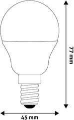 Avide LED Bulb Spherical G45 2.5W E14 Warm 3000K High Lumen