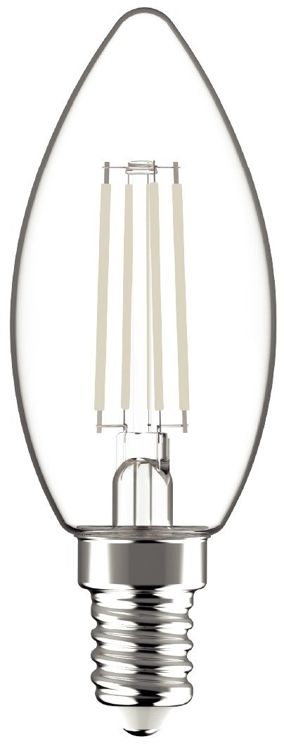 Avide Λάμπα LED Λευκή Filament Candle 4.5W E14 NW 4000K