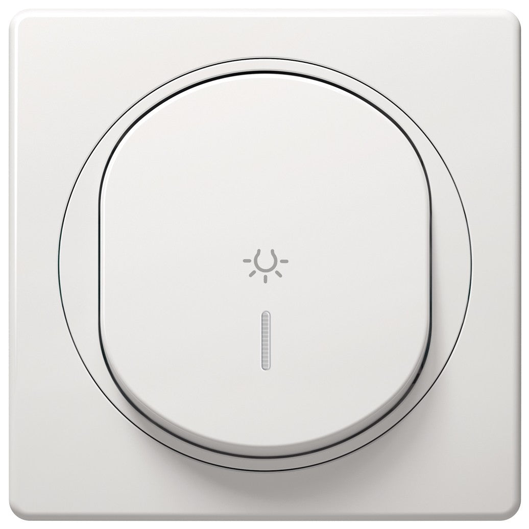 EON E609I.00 Διακόπτης Πιέσεως Φωτεινός με Ένδειξη Λευκός