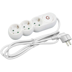 Entac 3-Position Design Power Strip with Switch 3G1.5 5m
