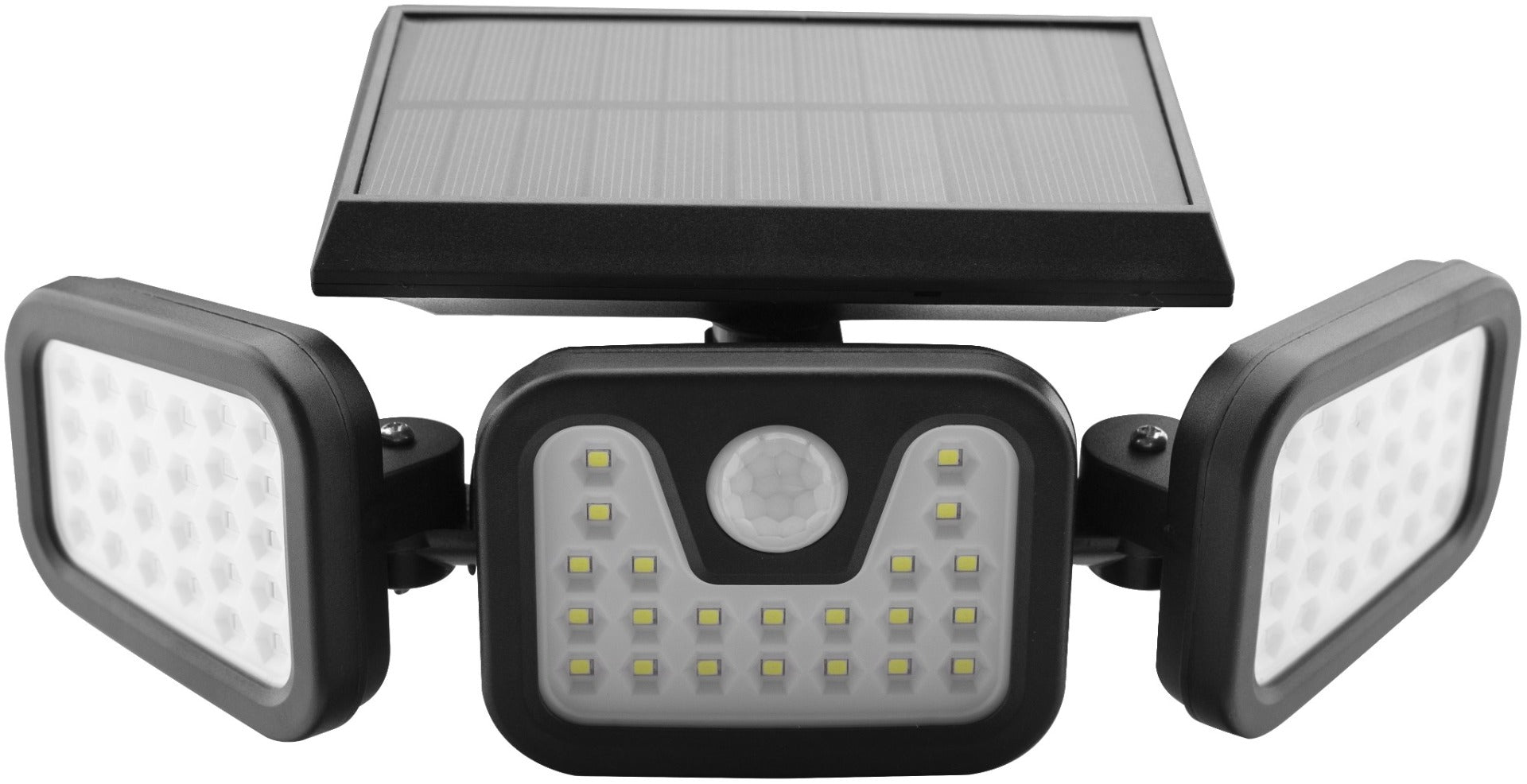 Entac Solar Wall Light 15W SMD 3 Heads with Motion Detector