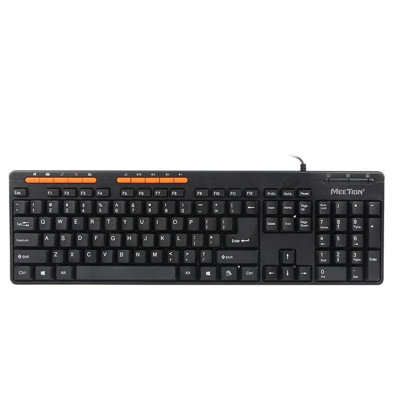 Meetion MT-K600M USB Wired Mutilmedia Keyboard