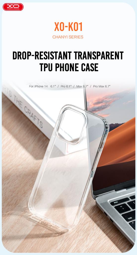 XO K01 Θήκη Σιλικόνης Iphone 14 6.1"