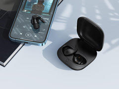 XO X15 TWS Soundwave Ring Sports Wireless Headphones Black