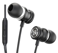 XO EP56 Metal Handsfree in-ear Headphones Type C Black