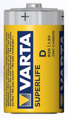 Varta Single Batteries R20 D (2pcs)