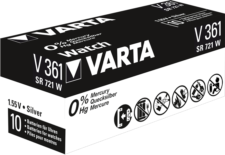 Varta Watch Battery V361 (1pc)