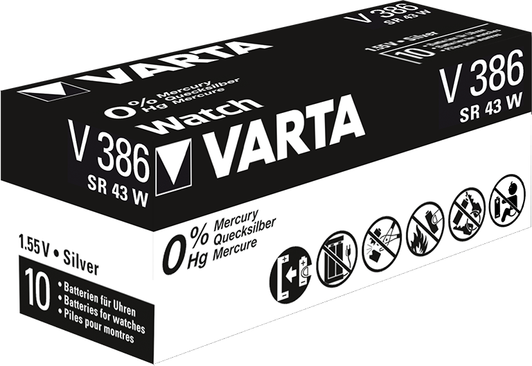 Varta Watch Battery V386 (1pc)