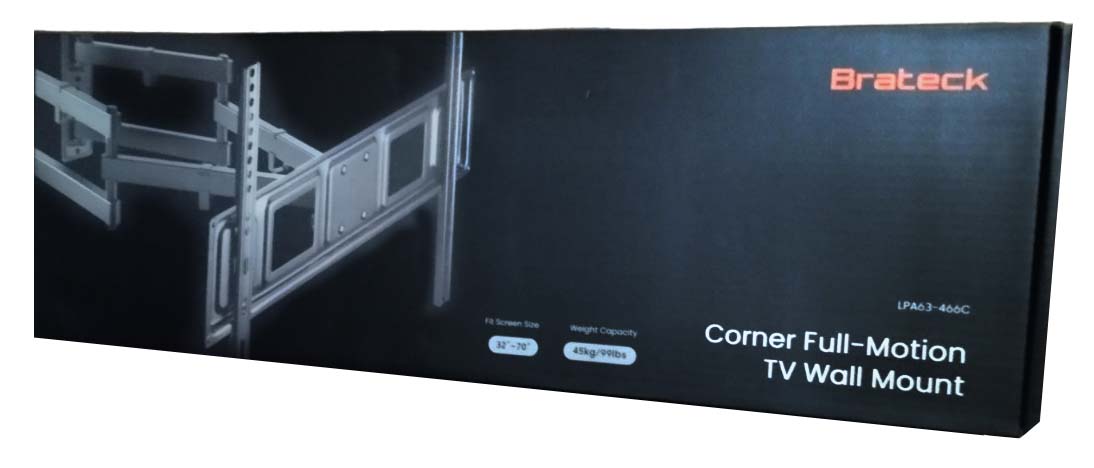 Brateck Βάση TV Γωνία/Κολώνα LPA63-466C 32" - 70"