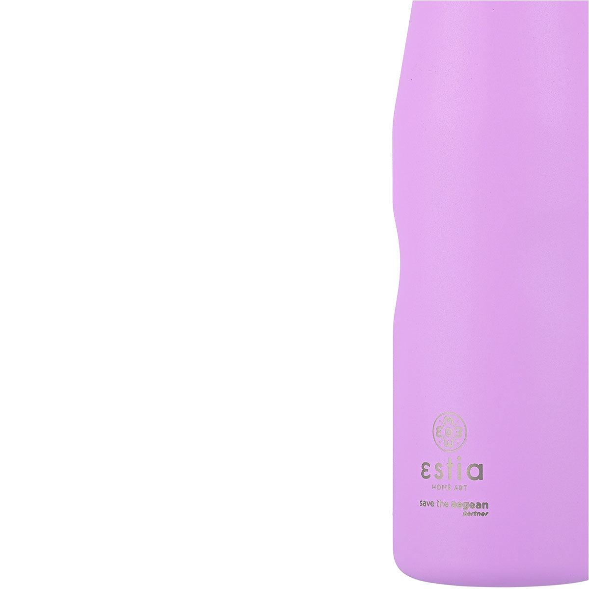 ESTIA THERMOS TRAVEL FLASK SAVE THE AEGEAN 750ml LAVENDER PURPLE