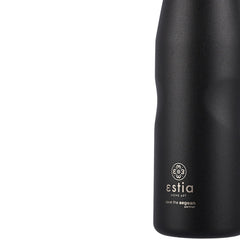 ESTIA THERMOS TRAVEL FLASK SAVE THE AEGEAN 750ml MIDNIGHT BLACK
