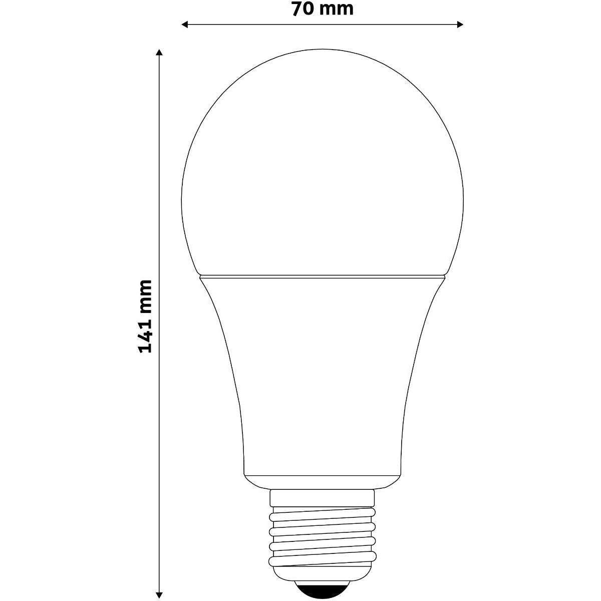 Avide LED Bulb Common 18W E27 Warm 3000K Value