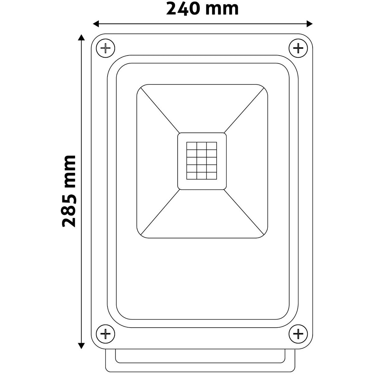 Avide LED Floodlight COB 50W Cool 6400K