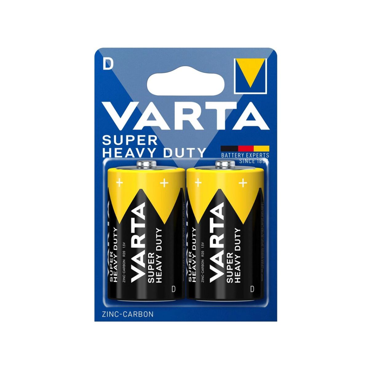 Varta Μπαταρίες Απλές R20 D 2τμχ