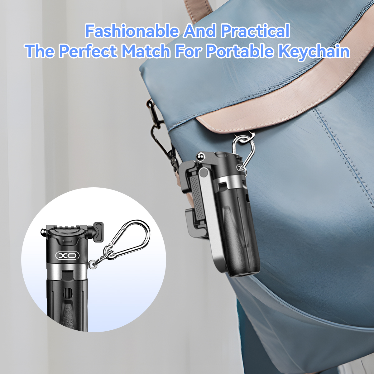 XO SS21 Πολυλειτουργικό Mini Bluetooth Selfie Stick 4 σε 1 - Image 15