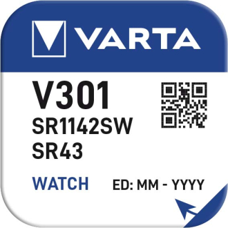 Varta Μπαταρία Ρολογιού V301 (1τμχ)