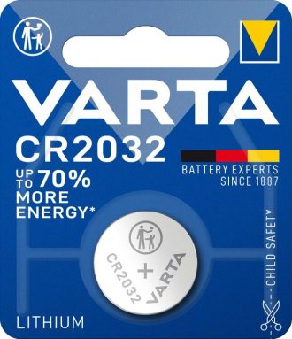 Varta Μπαταρία Κουμπί Λιθίου CR2032 (1τμχ)