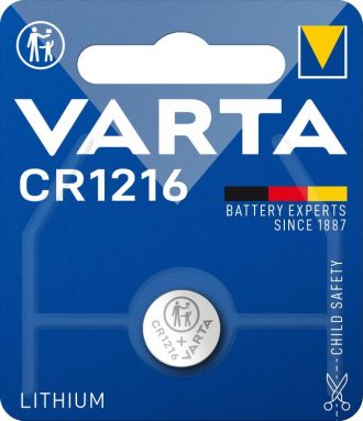 Varta Μπαταρία Κουμπί Λιθίου CR1216 (1τμχ)