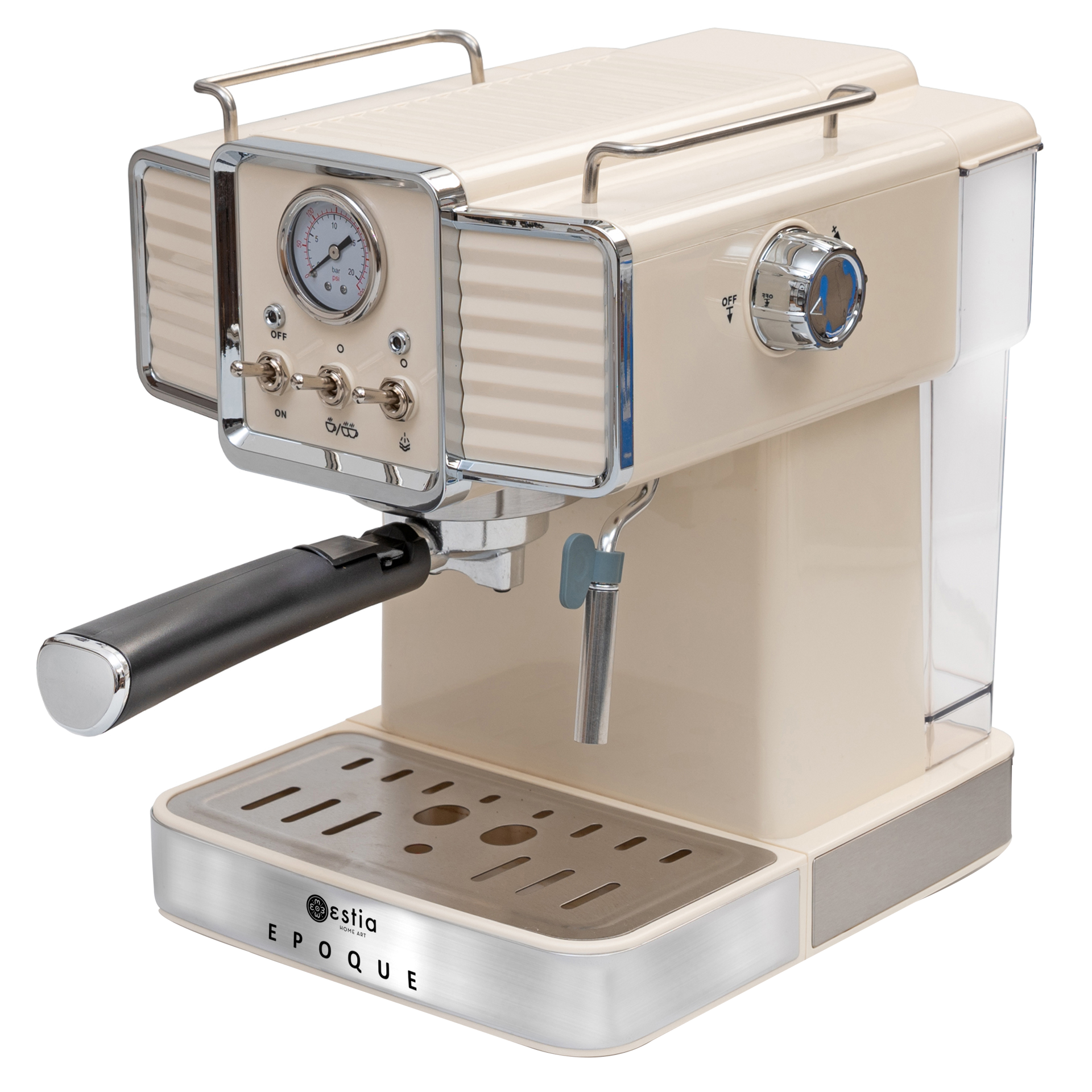 ESTIA ΜΗΧΑΝΗ ESPRESSO RETRO EPOQUE 1350w 20bar 1.5lt - Image 2