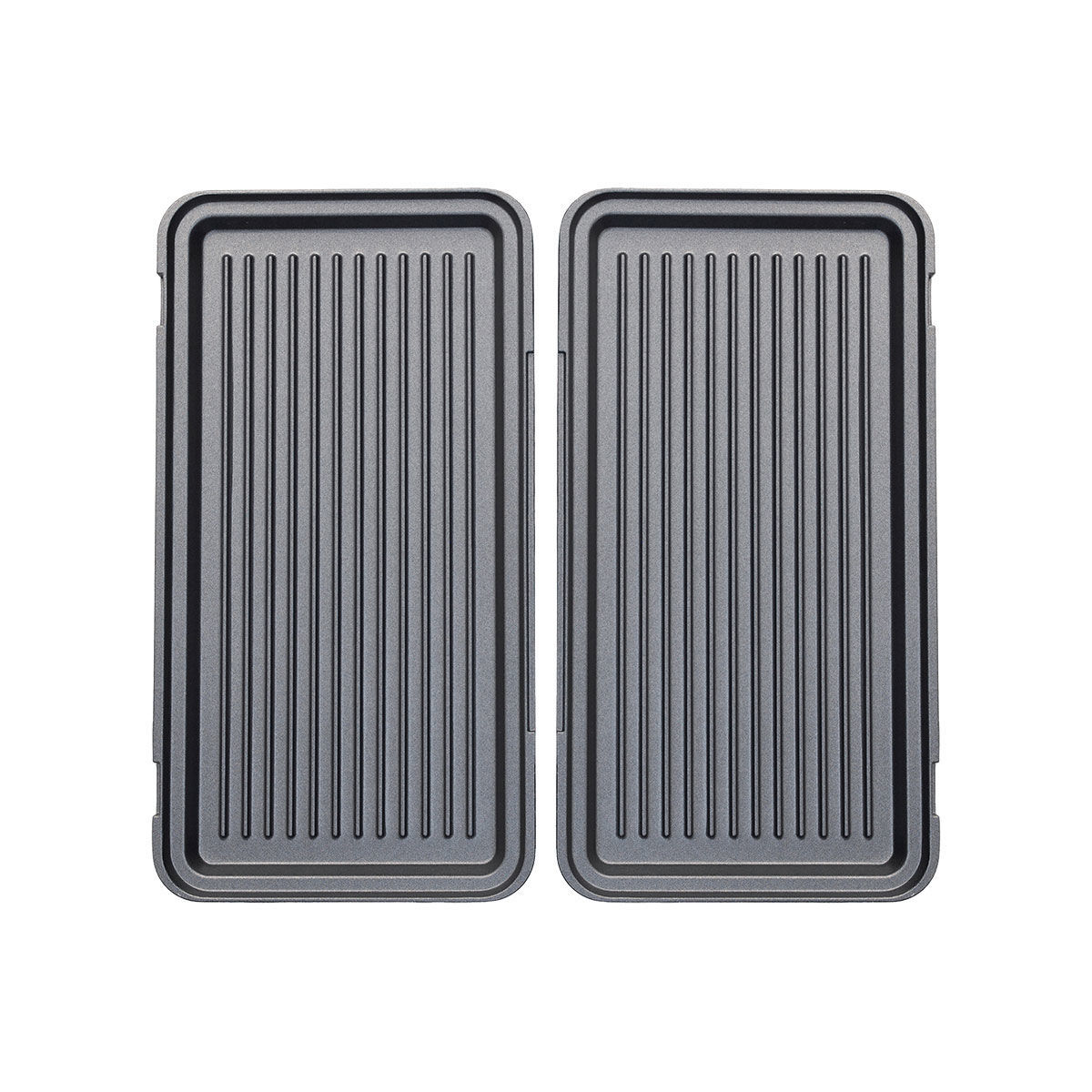 ESTIA ΤΟΣΤΙΕΡΑ BLACK & INOX 2 ΘΕΣΕΩΝ 850w ΜΕ ΑΠΟΣΠΩΜΕΝΕΣ ΑΝΤΙΚΟΛΛΗΤΙΚΕΣ ΠΛΑΚΕΣ - Image 4