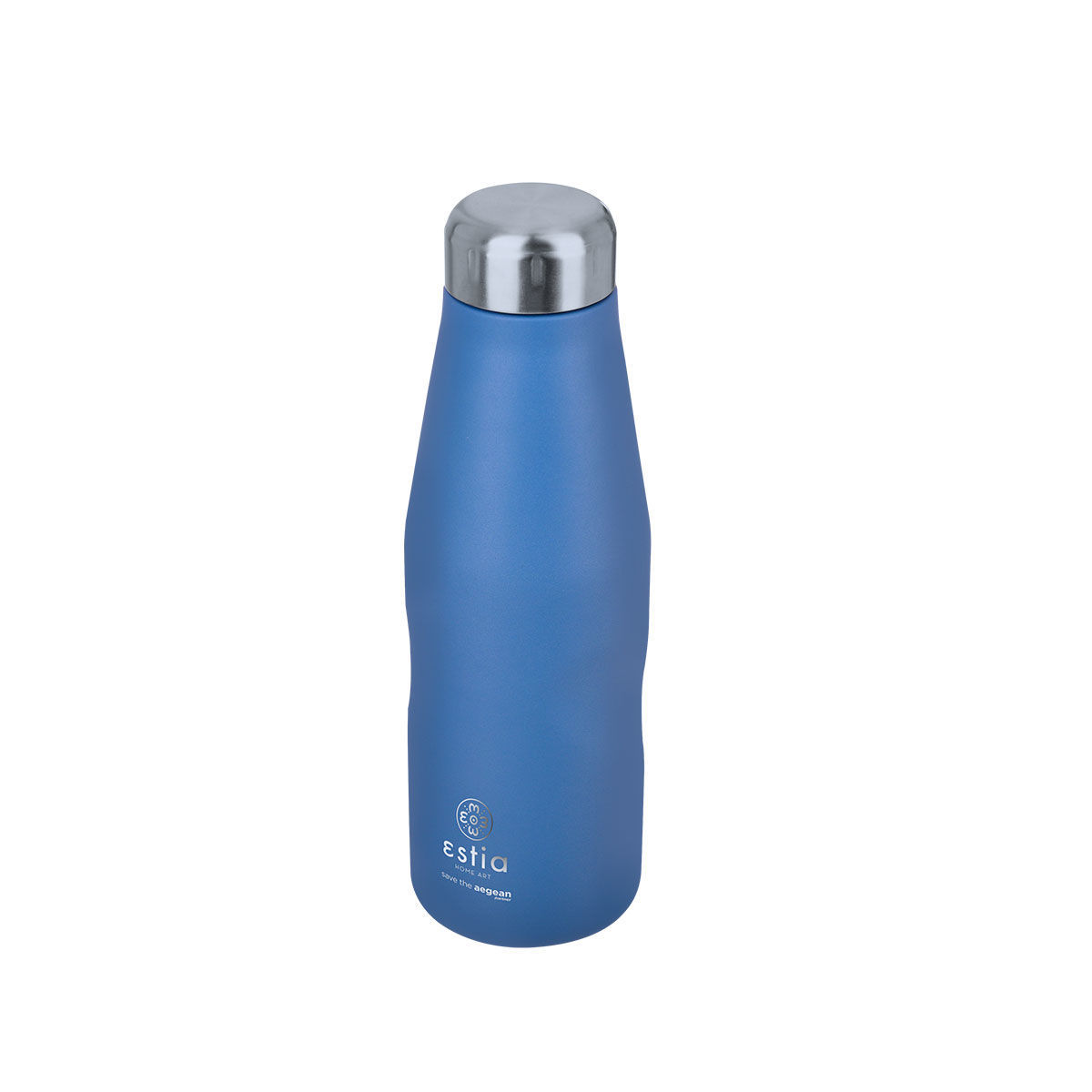ESTIA ΘΕΡΜΟΣ TRAVEL FLASK SAVE THE AEGEAN 500ml DENIM BLUE - Image 2