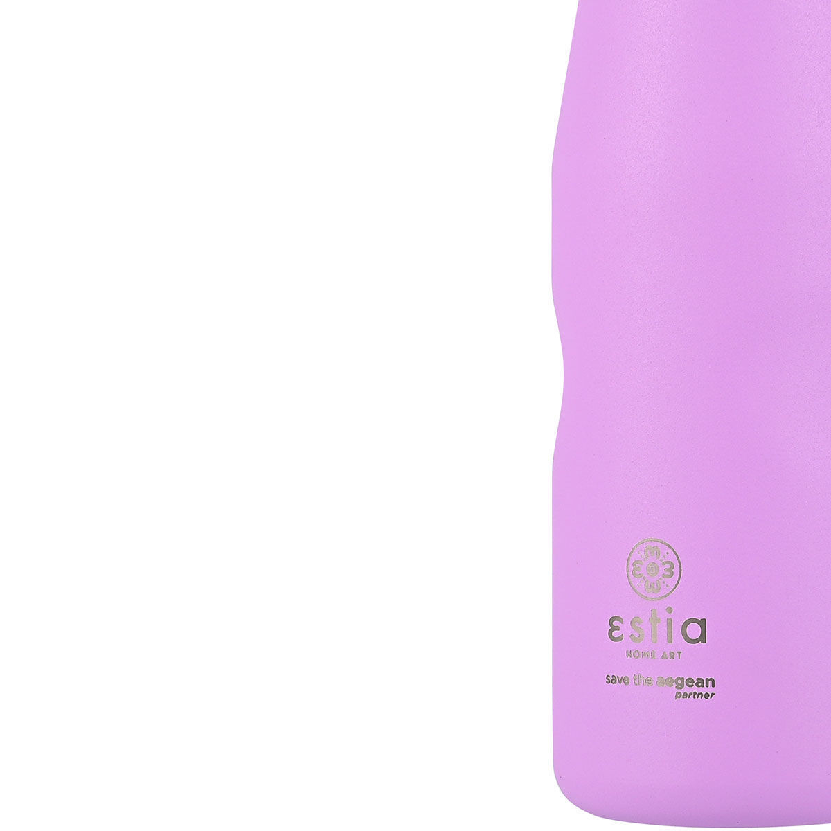 ESTIA ΘΕΡΜΟΣ TRAVEL FLASK SAVE THE AEGEAN 500ml LAVENDER PURPLE - Image 3