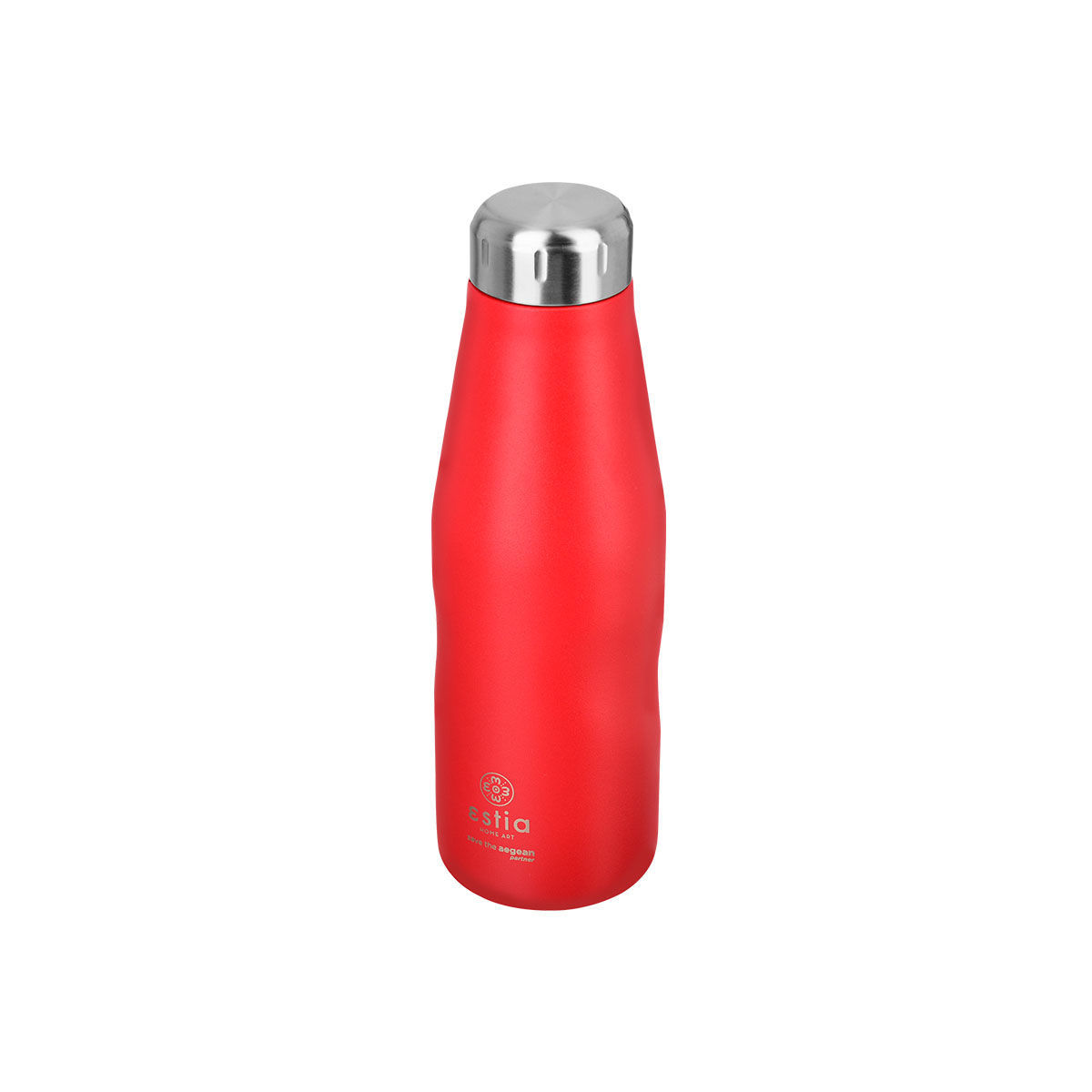 ESTIA ΘΕΡΜΟΣ TRAVEL FLASK SAVE THE AEGEAN 500ml SCARLET RED - Image 2