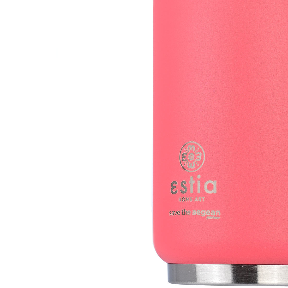 ESTIA ΘΕΡΜΟΣ TRAVEL CUP SAVE THE AEGEAN 300ml FUSION CORAL - Image 3