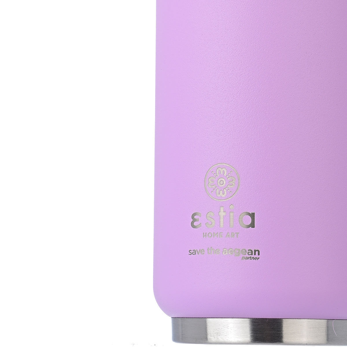 ESTIA ΘΕΡΜΟΣ TRAVEL CUP SAVE THE AEGEAN 300ml LAVENDER PURPLE - Image 3