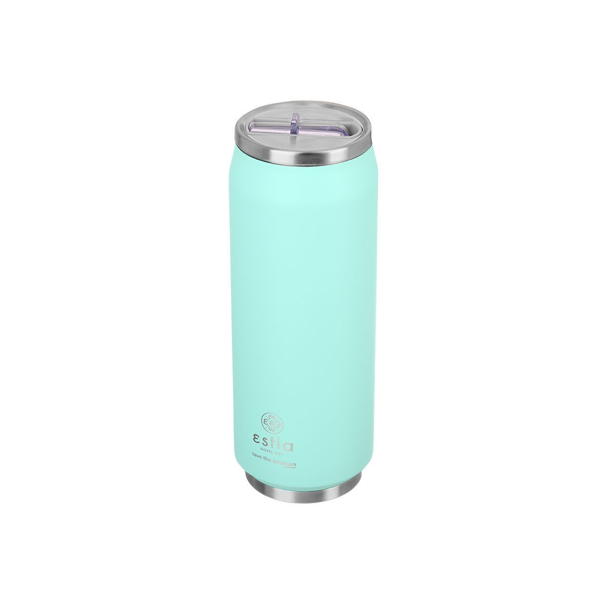 ESTIA ΘΕΡΜΟΣ TRAVEL CUP SAVE THE AEGEAN 500ml BERMUDA GREEN - Image 2