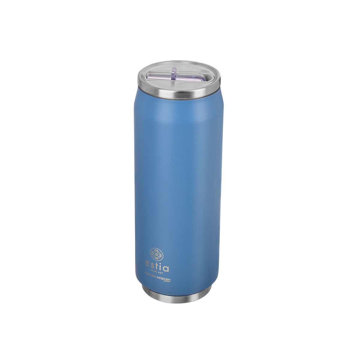 ESTIA ΘΕΡΜΟΣ TRAVEL CUP SAVE THE AEGEAN 500ml DENIM BLUE - Image 2