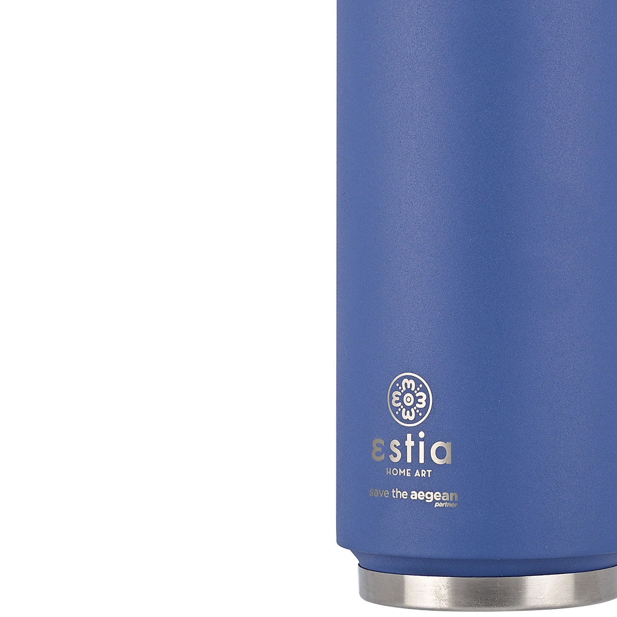 ESTIA ΘΕΡΜΟΣ TRAVEL CUP SAVE THE AEGEAN 500ml DENIM BLUE - Image 3