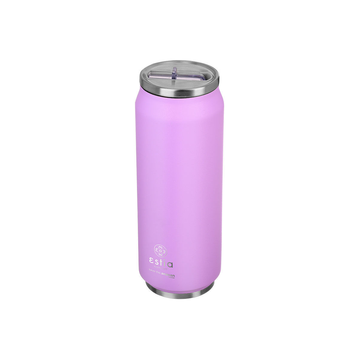 ESTIA ΘΕΡΜΟΣ TRAVEL CUP SAVE THE AEGEAN 500ml LAVENDER PURPLE - Image 2