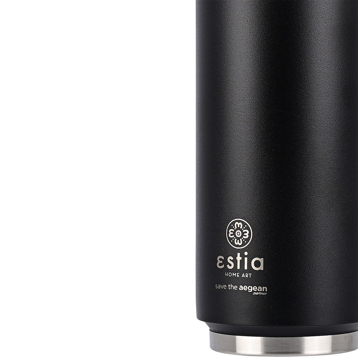 ESTIA ΘΕΡΜΟΣ TRAVEL CUP SAVE THE AEGEAN 500ml MIDNIGHT BLACK - Image 3
