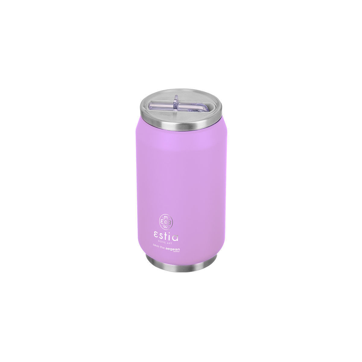 ESTIA ΘΕΡΜΟΣ TRAVEL CUP SAVE THE AEGEAN 300ml LAVENDER PURPLE - Image 2