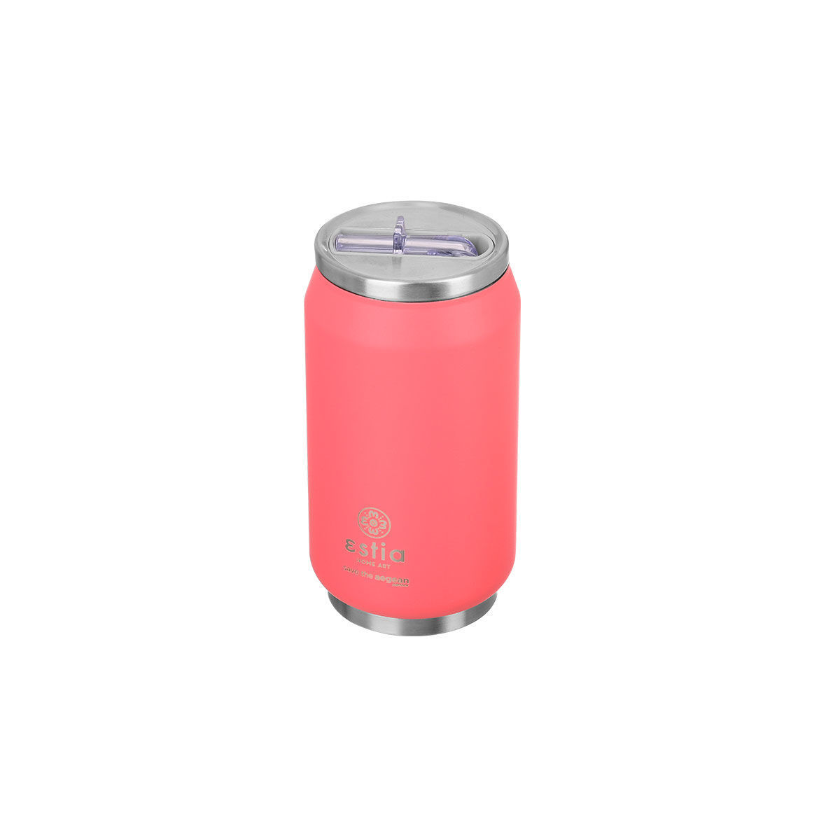 ESTIA ΘΕΡΜΟΣ TRAVEL CUP SAVE THE AEGEAN 300ml FUSION CORAL - Image 2