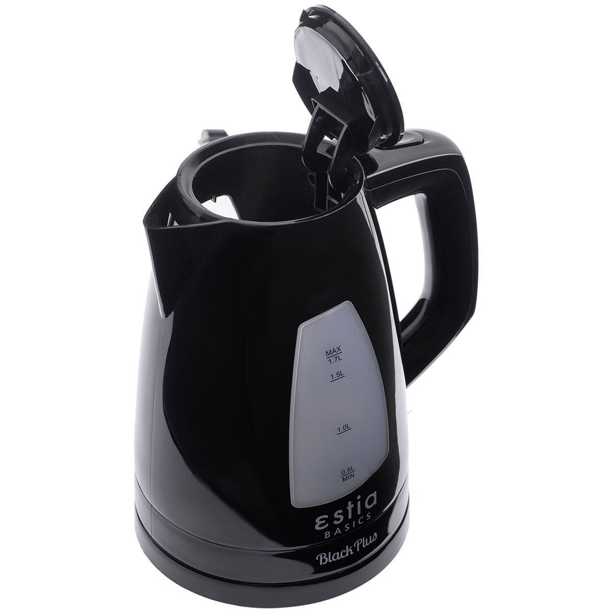 ESTIA ΒΡΑΣΤΗΡΑΣ BLACK PLUS ΠΛΑΣΤΙΚΟΣ 2200w 1.7lt ΜΑΥΡΟΣ - Image 3