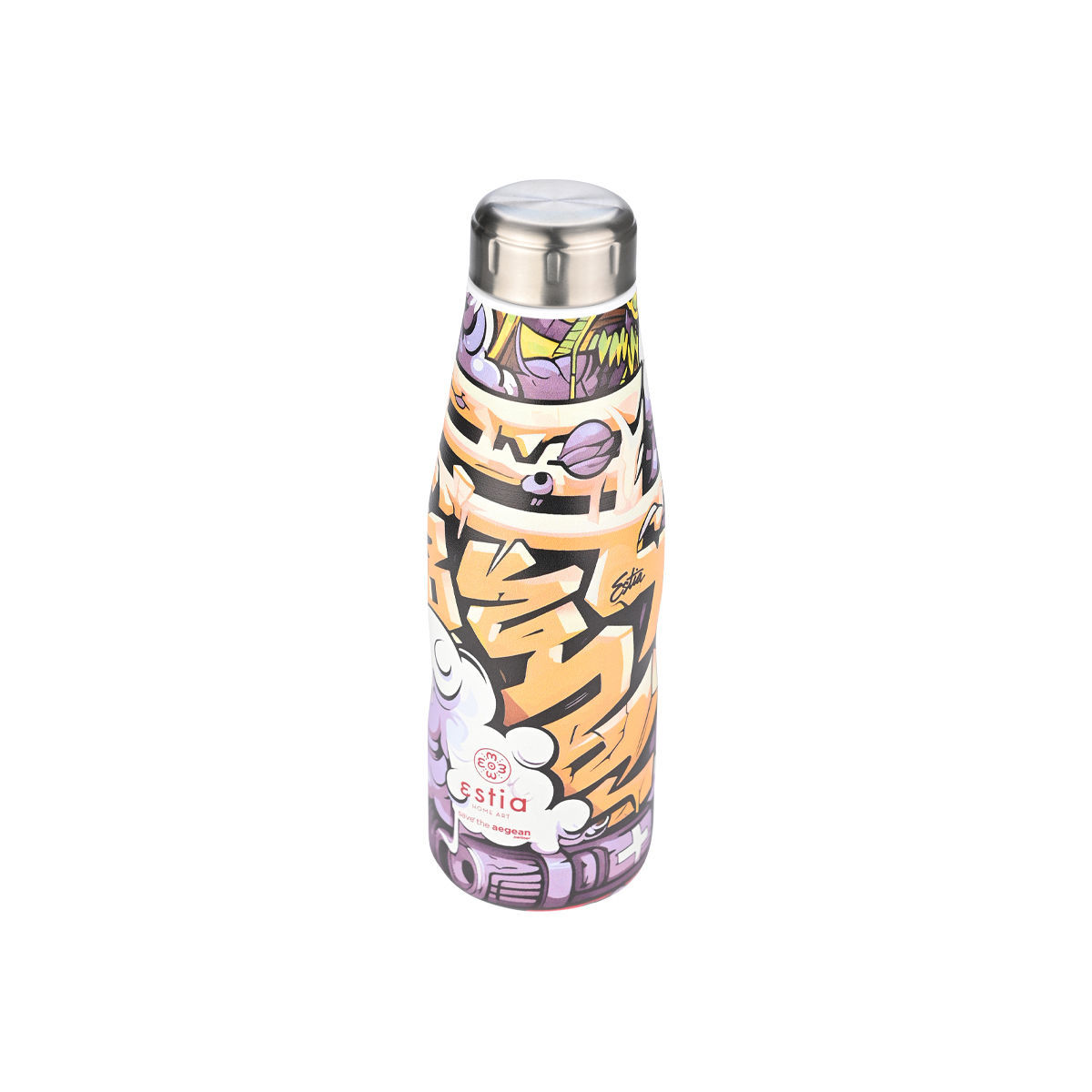 ESTIA ΘΕΡΜΟΣ TRAVEL FLASK SAVE THE AEGEAN 500ml GRAFFITI RHYTHM - Image 2