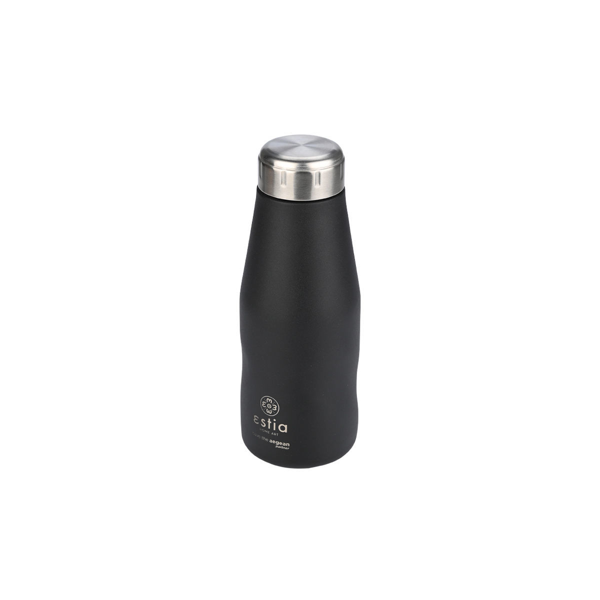 ESTIA ΘΕΡΜΟΣ TRAVEL FLASK SAVE THE AEGEAN 350ml MIDNIGHT BLACK - Image 2