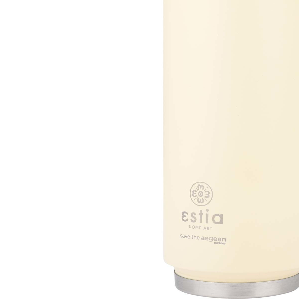 ESTIA ΘΕΡΜΟΣ TRAVEL CUP SAVE THE AEGEAN 500ml LILY WHITE - Image 3