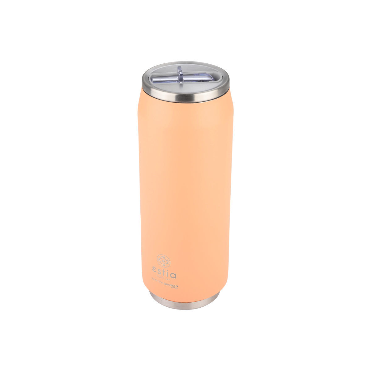 ESTIA ΘΕΡΜΟΣ TRAVEL CUP SAVE THE AEGEAN 500ml PEACH FUZZ - Image 2
