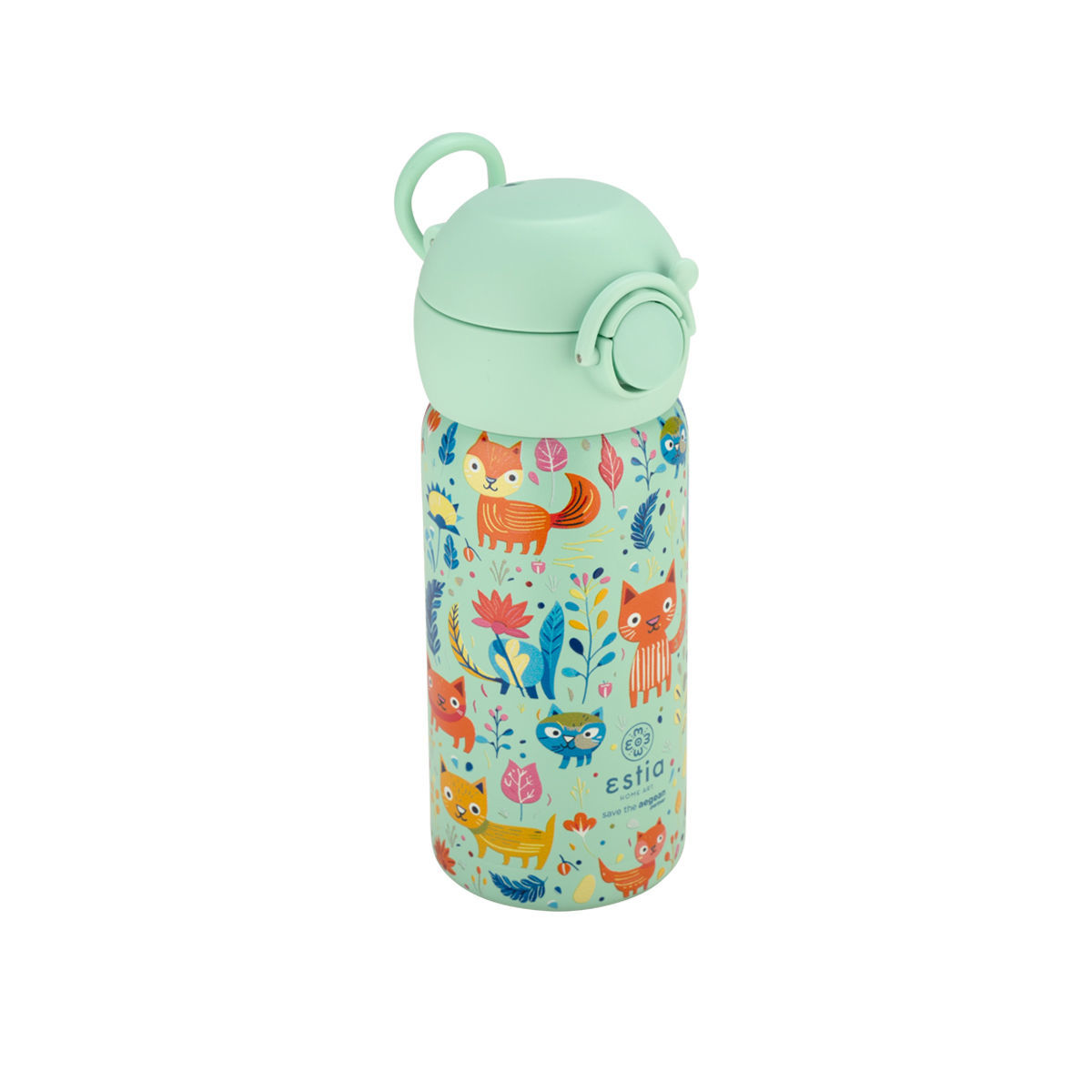 ESTIA ΘΕΡΜΟΣ ΠΑΙΔΙΚΟ 350ml FELINE FOLIAGE - Image 2