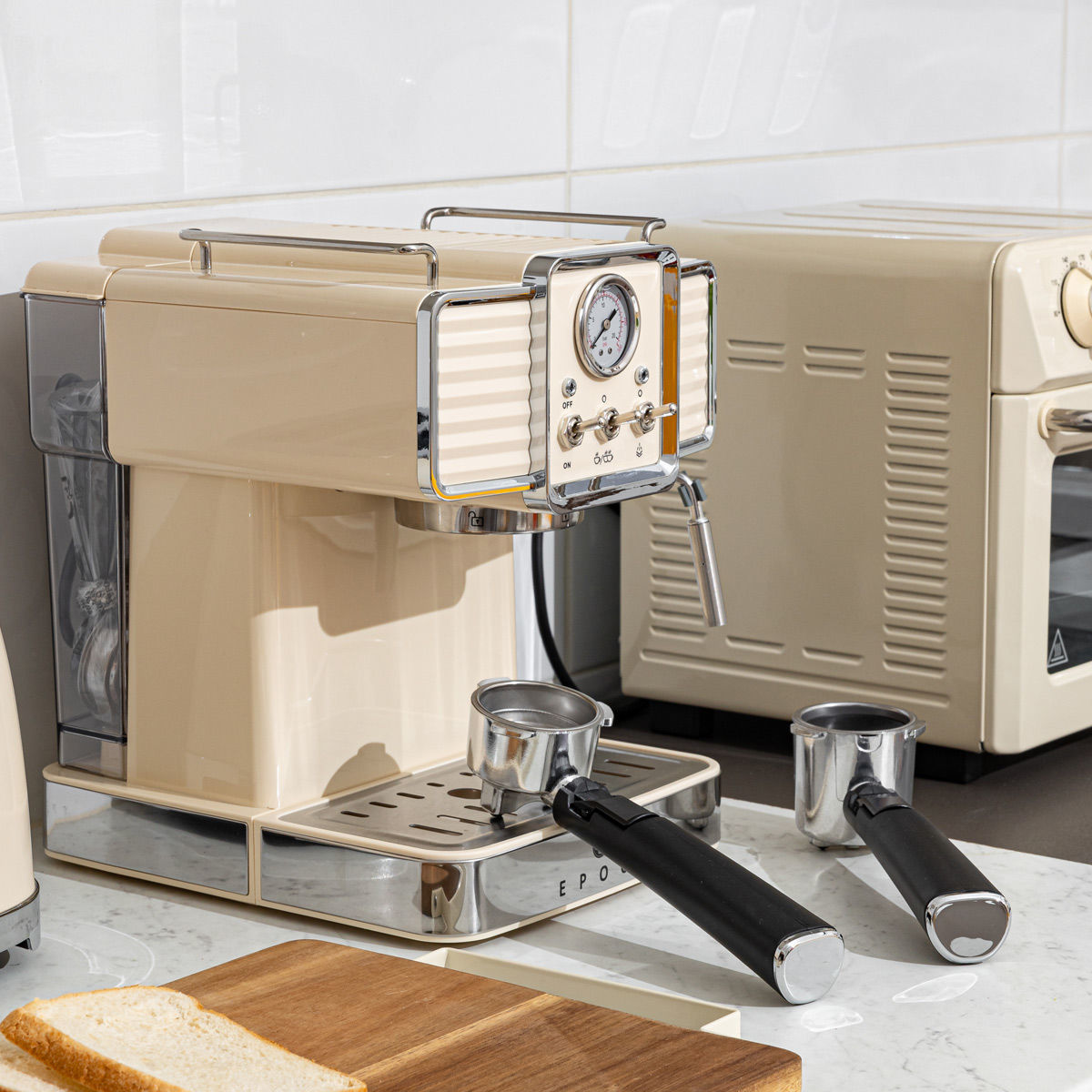 ESTIA ΜΗΧΑΝΗ ESPRESSO RETRO EPOQUE 1350w 20bar 1.5lt - Image 4